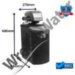 Domestic ECO19M-34 Metered Water Softener with High Flow and Low Waste Water. 3/4in Inlet/ Outlet Ports (22mm) 